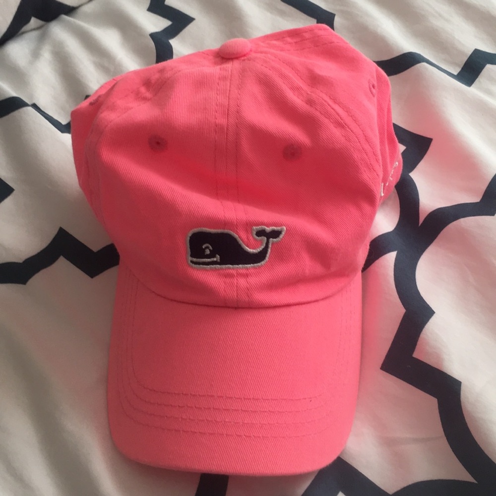Neon Vineyard Vines baseball hat